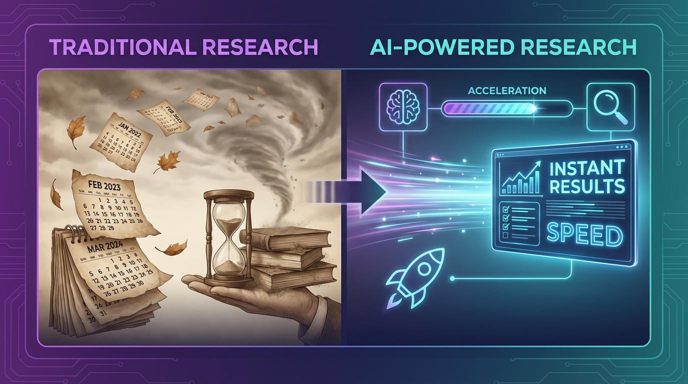 From 6 Weeks to 48 Hours: Accelerating Your Research Cycle with AI